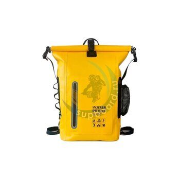 Водонепроницаемый гермомешок-рюкзак 25 л (желтый) Water Proof