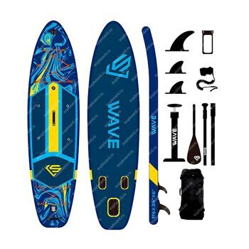 Сап борд WAVE Striped Blue 11.6